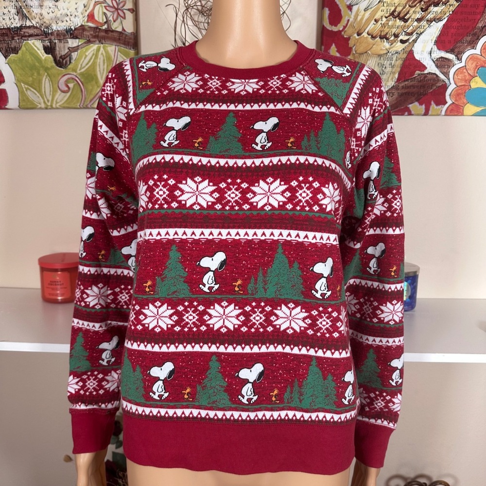 American Eagle X Peanuts Snoopy Christmas Sweater XS